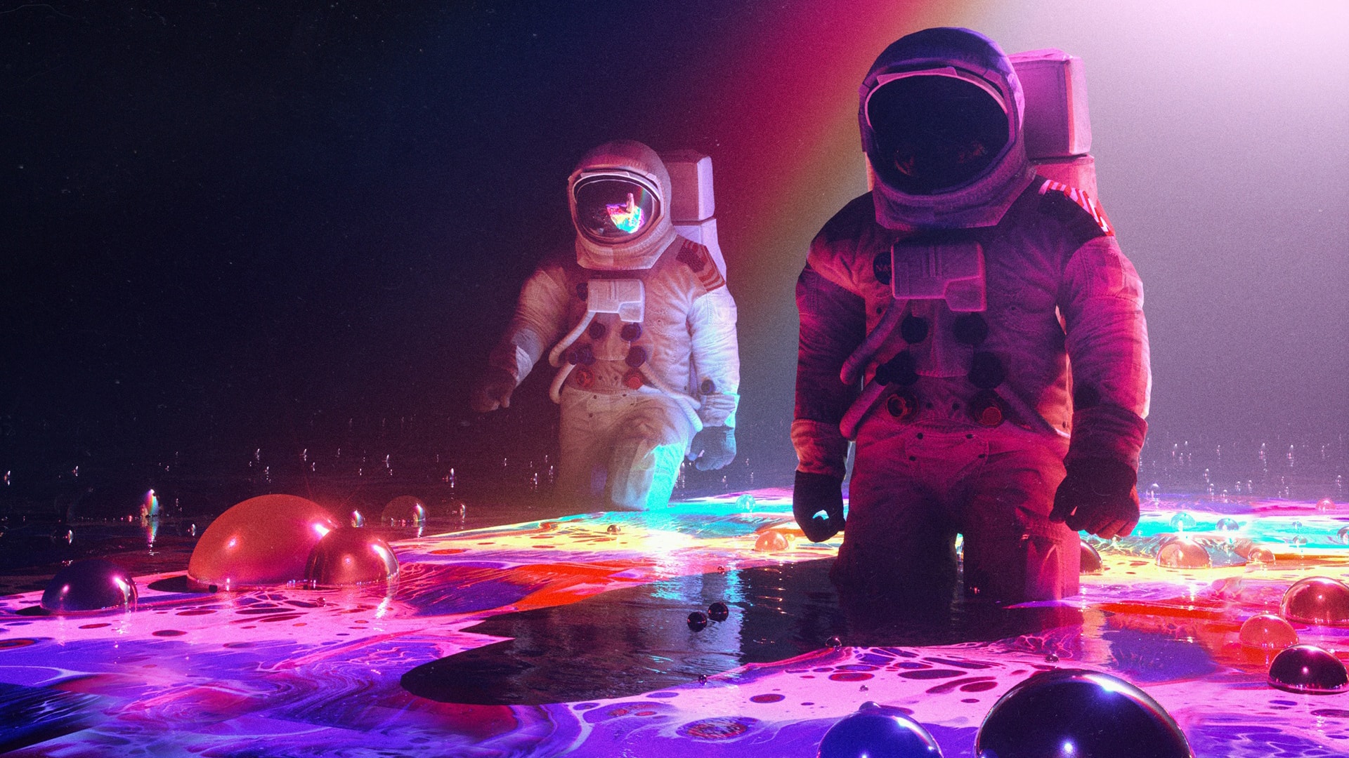 Astronaut Abstract Wallpaper for PC Laptop Desktop free Download