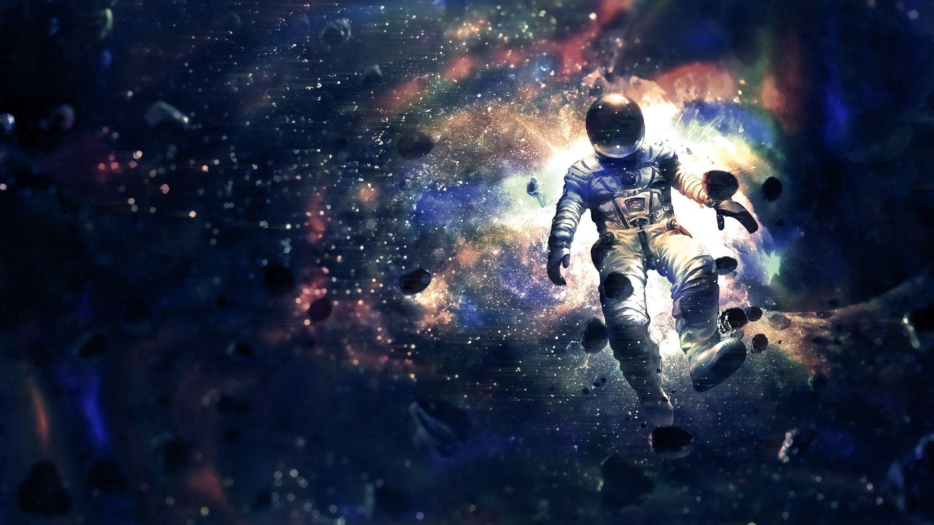 Astronaut Abstract Wallpaper for PC Laptop Desktop free Download