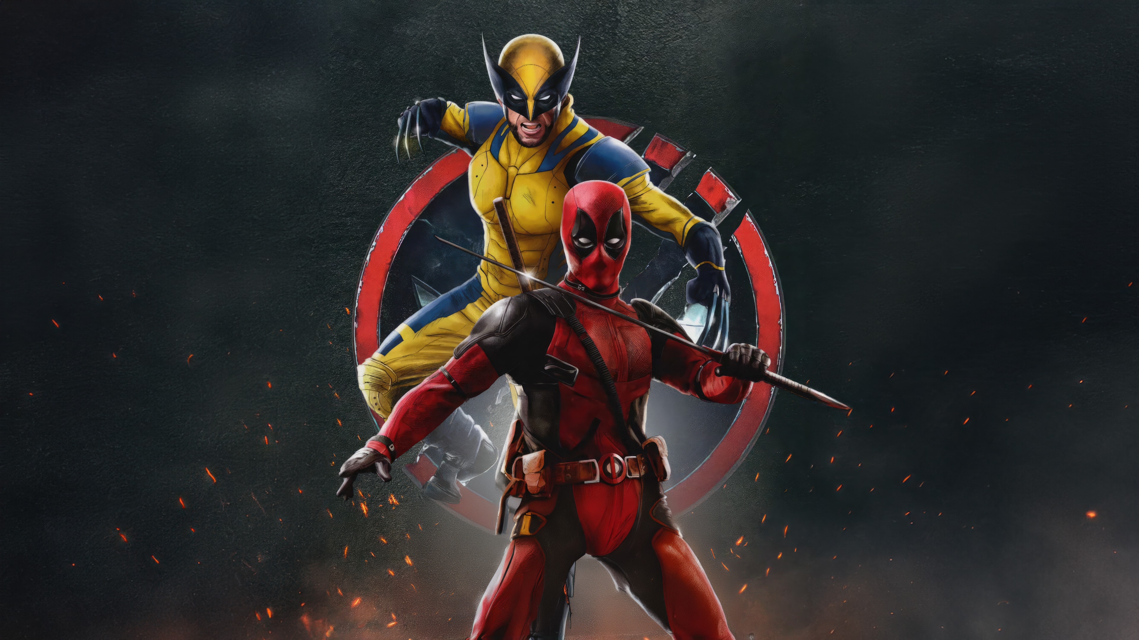 Deadpool Wolverine Wallpaper 4K HD PC Desktop Computer Laptop free Download