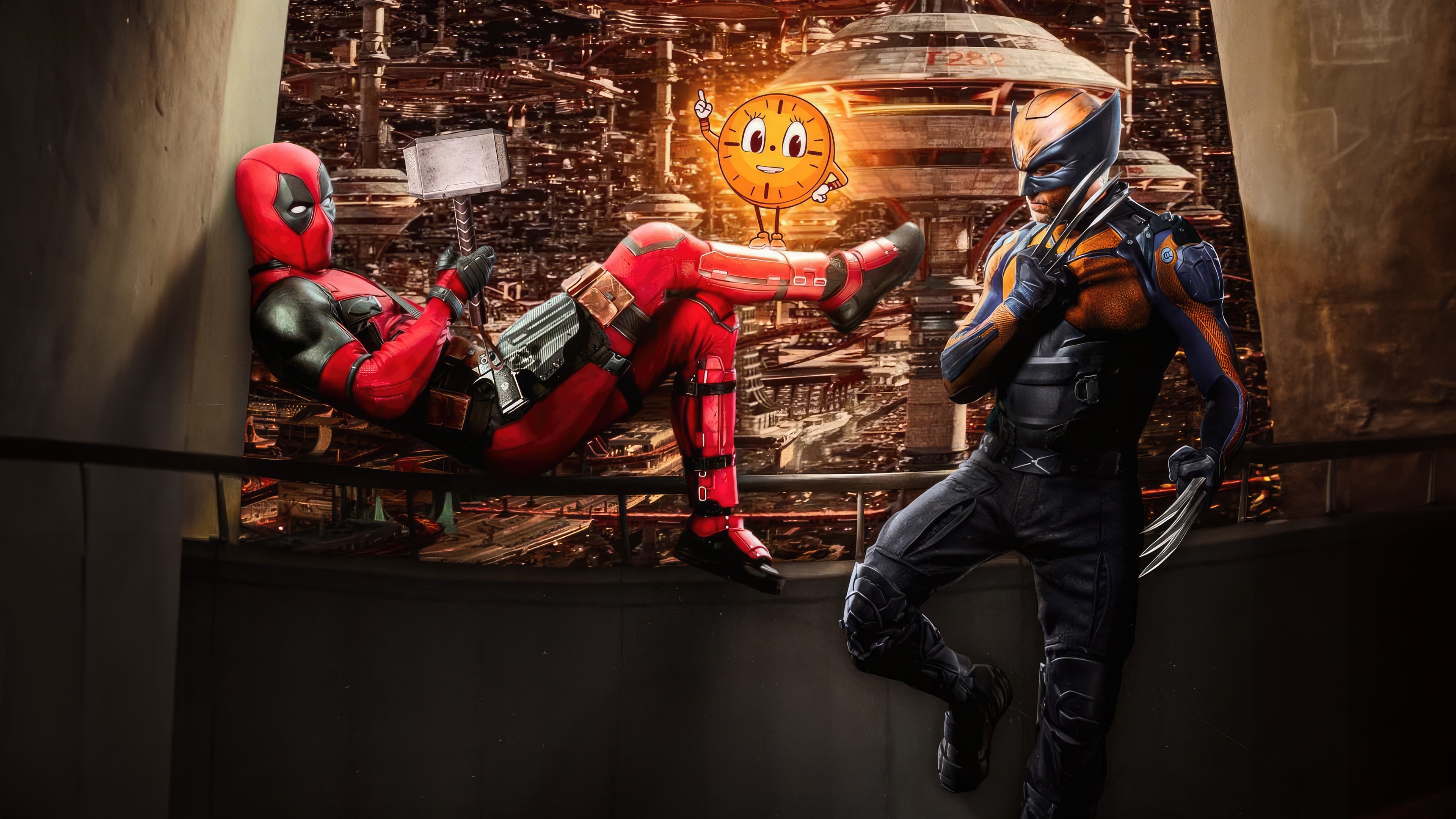 Deadpool Wolverine Wallpaper 4K HD PC Desktop Computer Laptop free Download