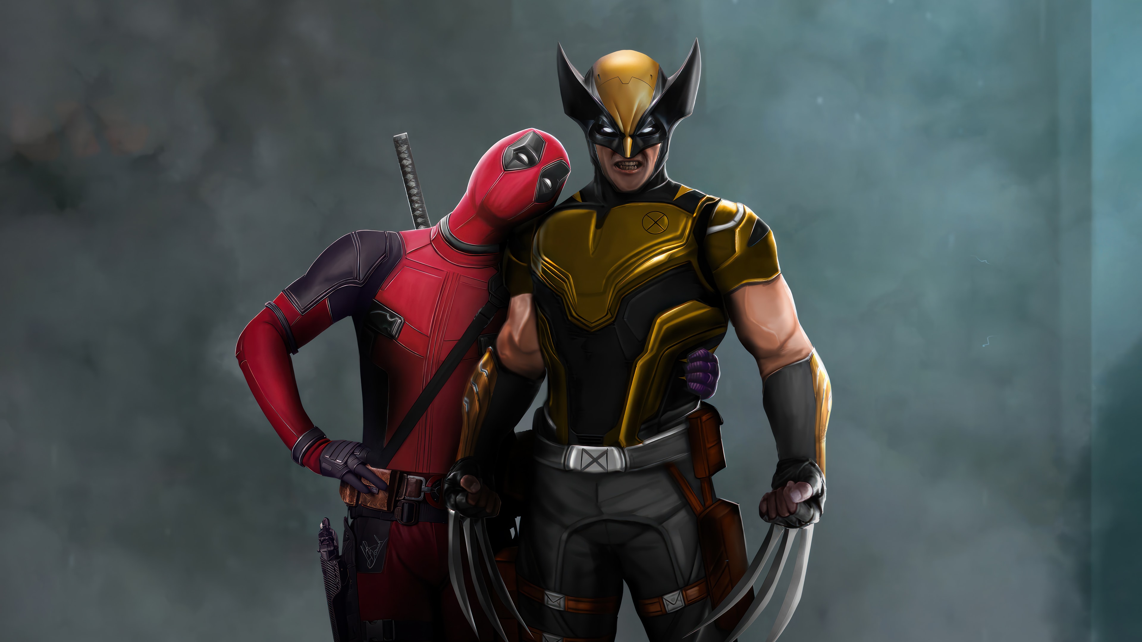 Deadpool Wolverine Wallpaper 4K HD PC Desktop Computer Laptop free Download