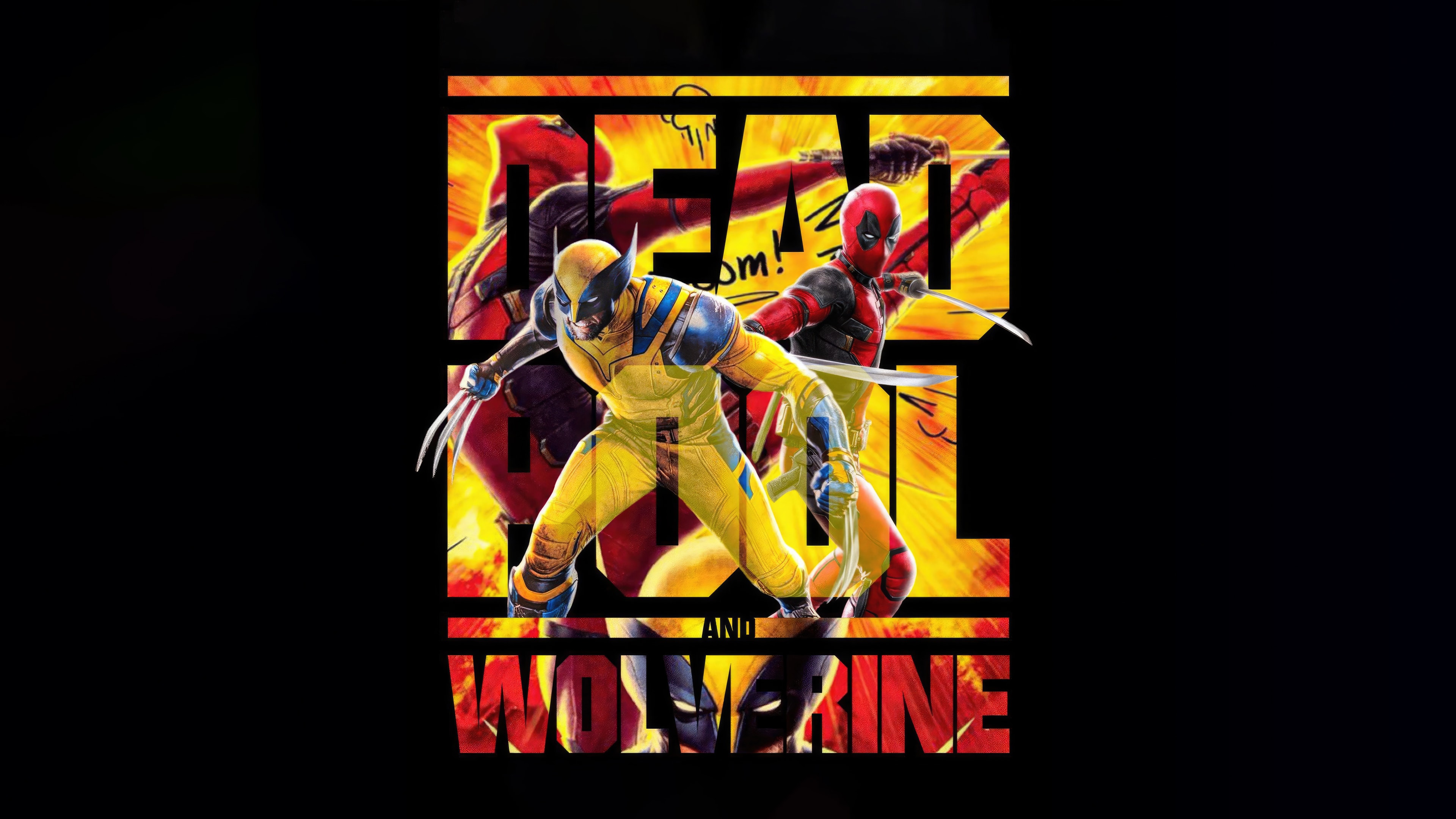 Deadpool Wolverine Wallpaper 4K HD PC Desktop Computer Laptop free Download