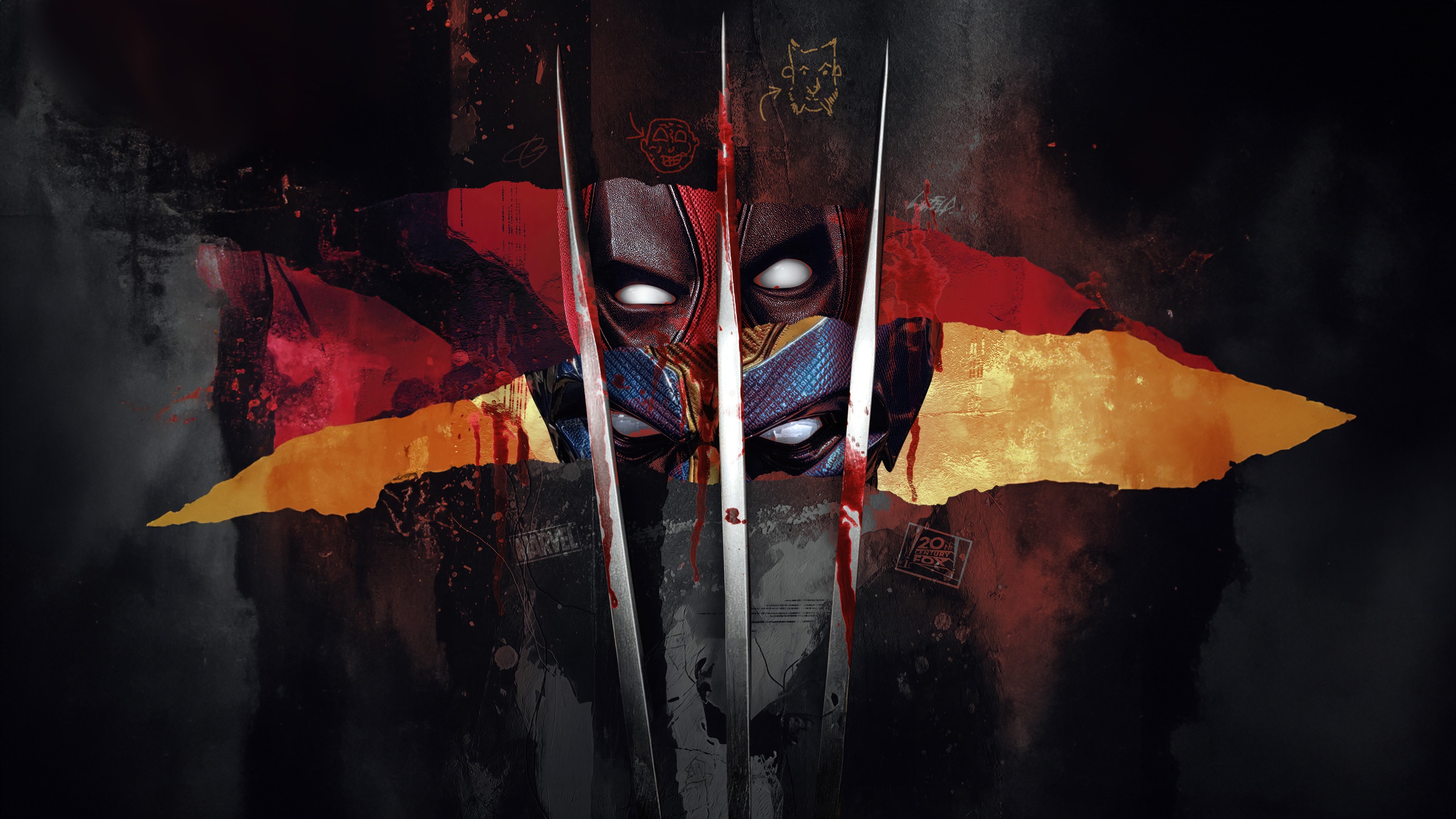 Deadpool and Wolverine Desktop Wallpaper 4K HD for PC Desktop Laptop free Download