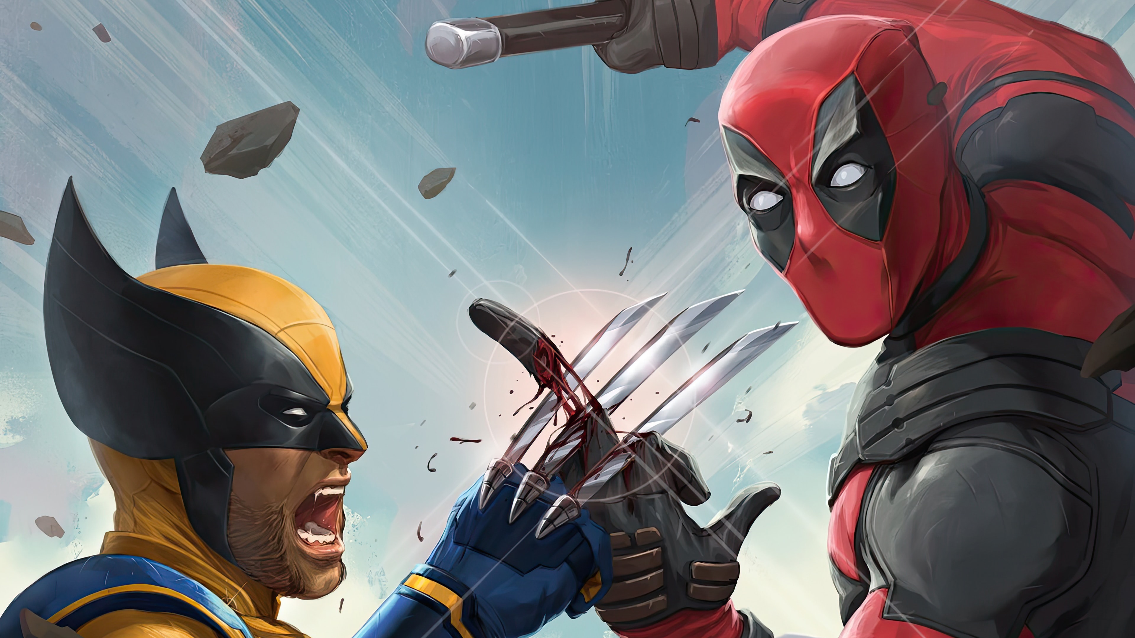 Deadpool and Wolverine Desktop Wallpaper 4K HD for PC Desktop Laptop free Download