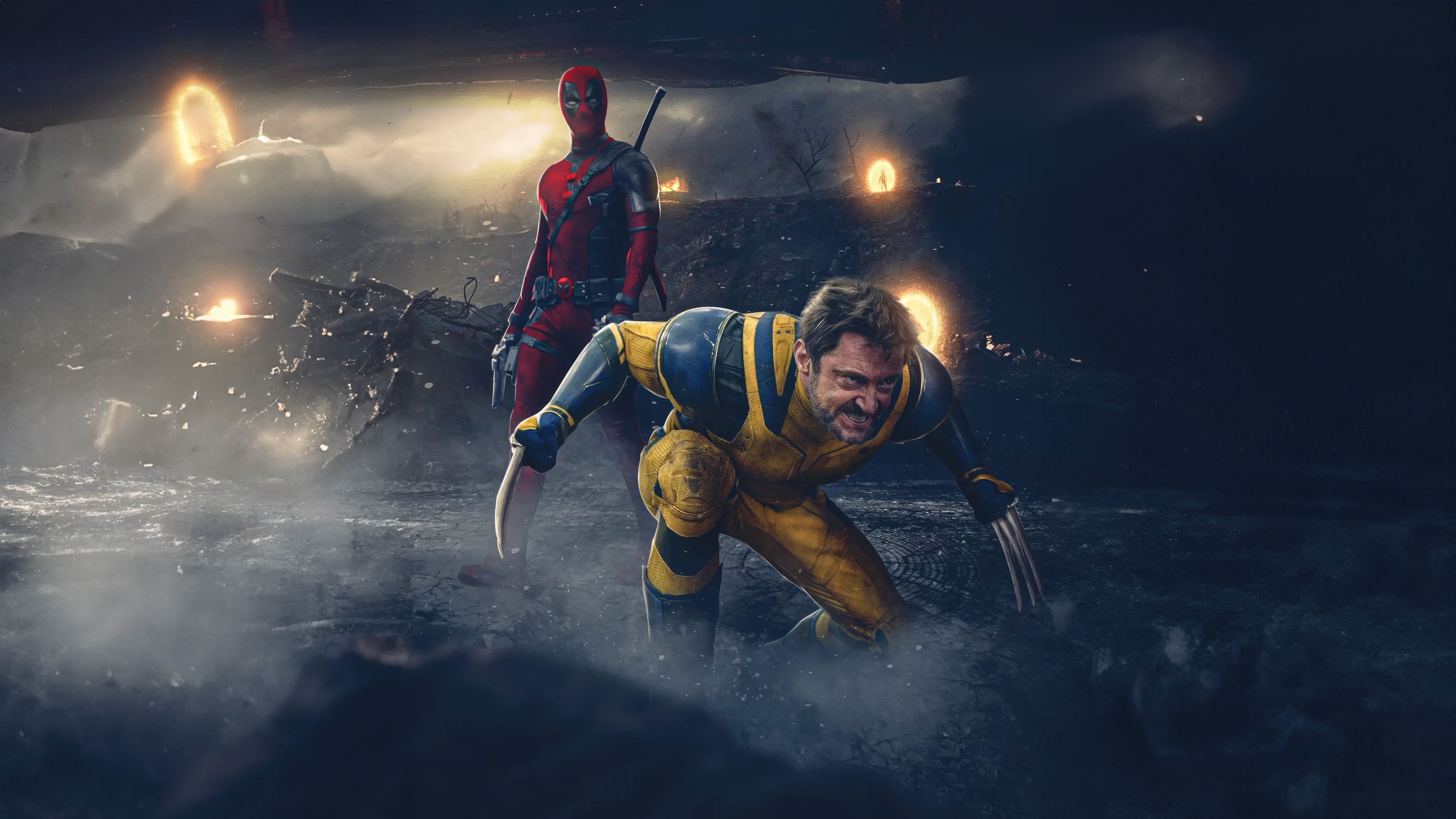 Deadpool and Wolverine Desktop Wallpaper 4K HD for PC Desktop Laptop free Download