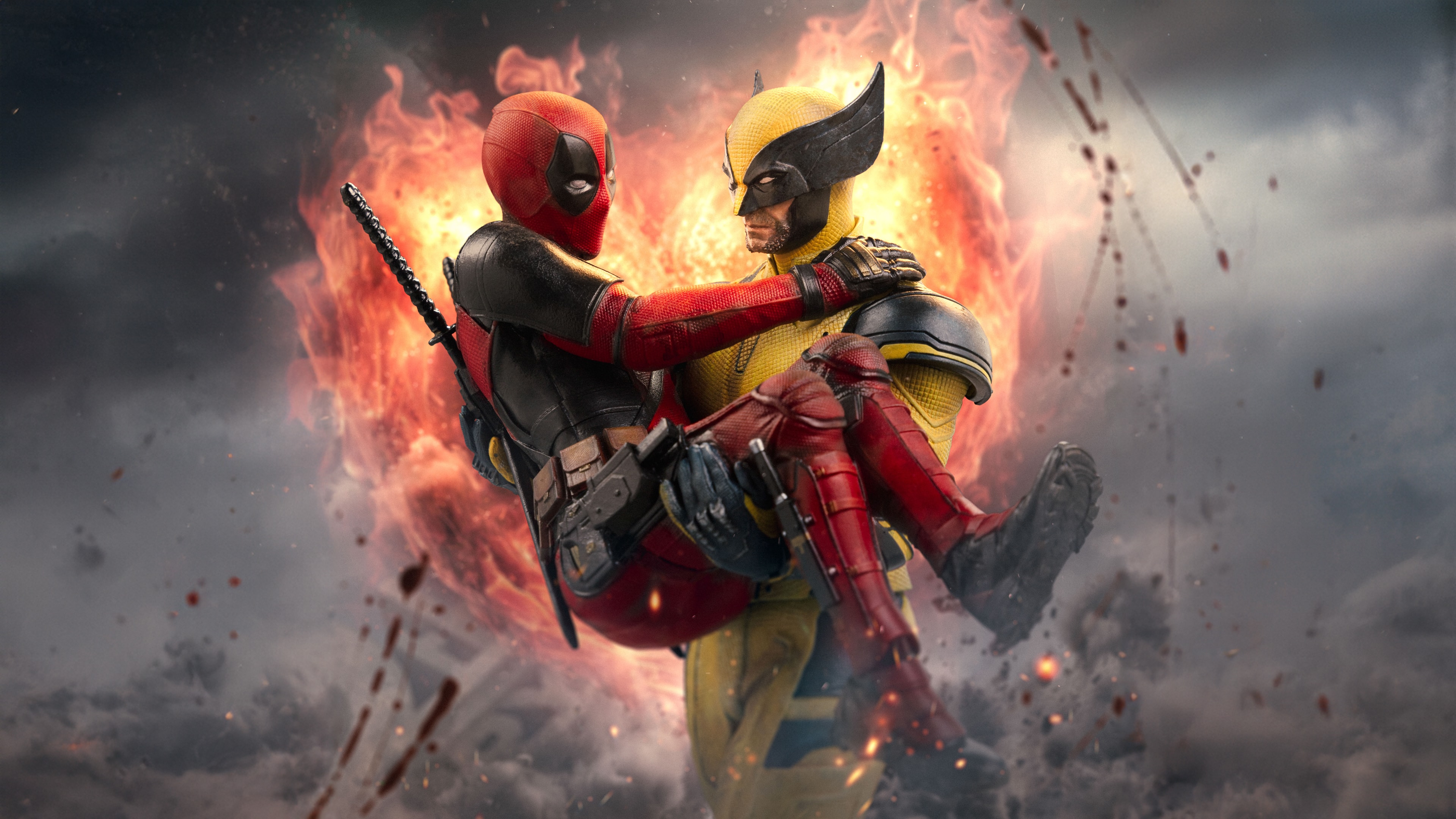 Deadpool and Wolverine Desktop Wallpaper 4K HD for PC Desktop Laptop free Download