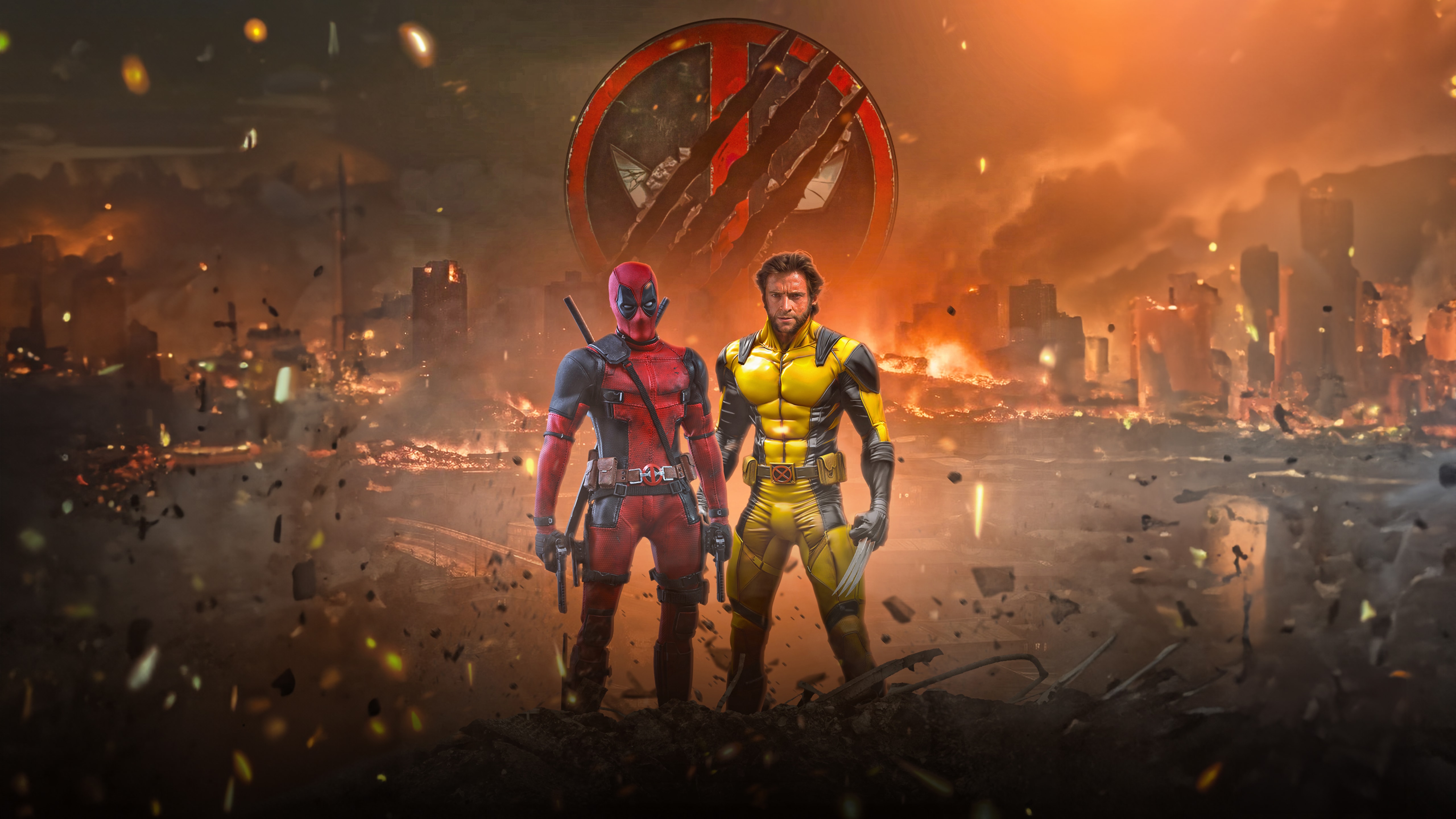 Deadpool and Wolverine Desktop Wallpaper 4K HD for PC Desktop Laptop free Download