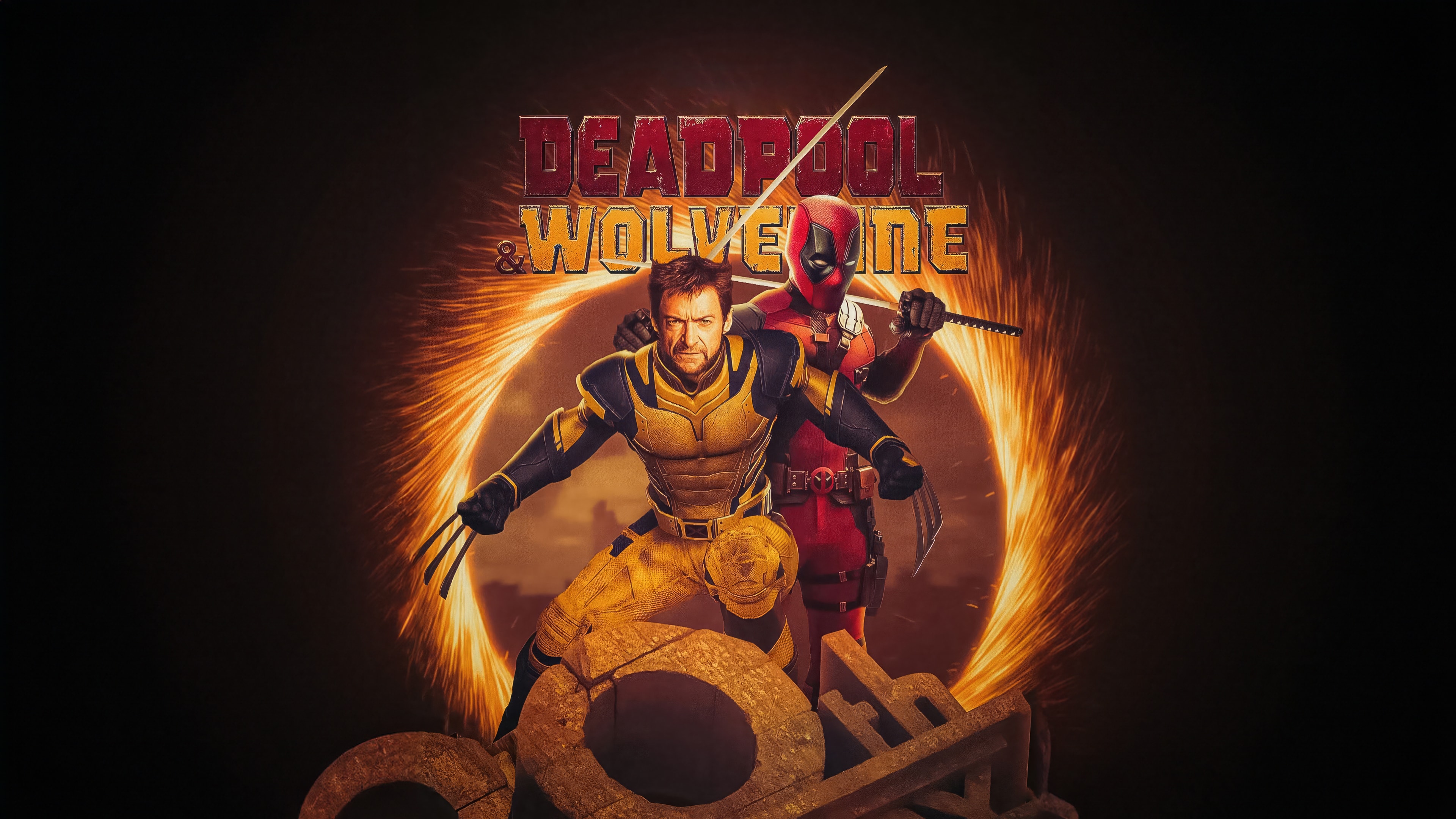 Deadpool and Wolverine Wallpaper 4K for PC Desktop Laptop free Download