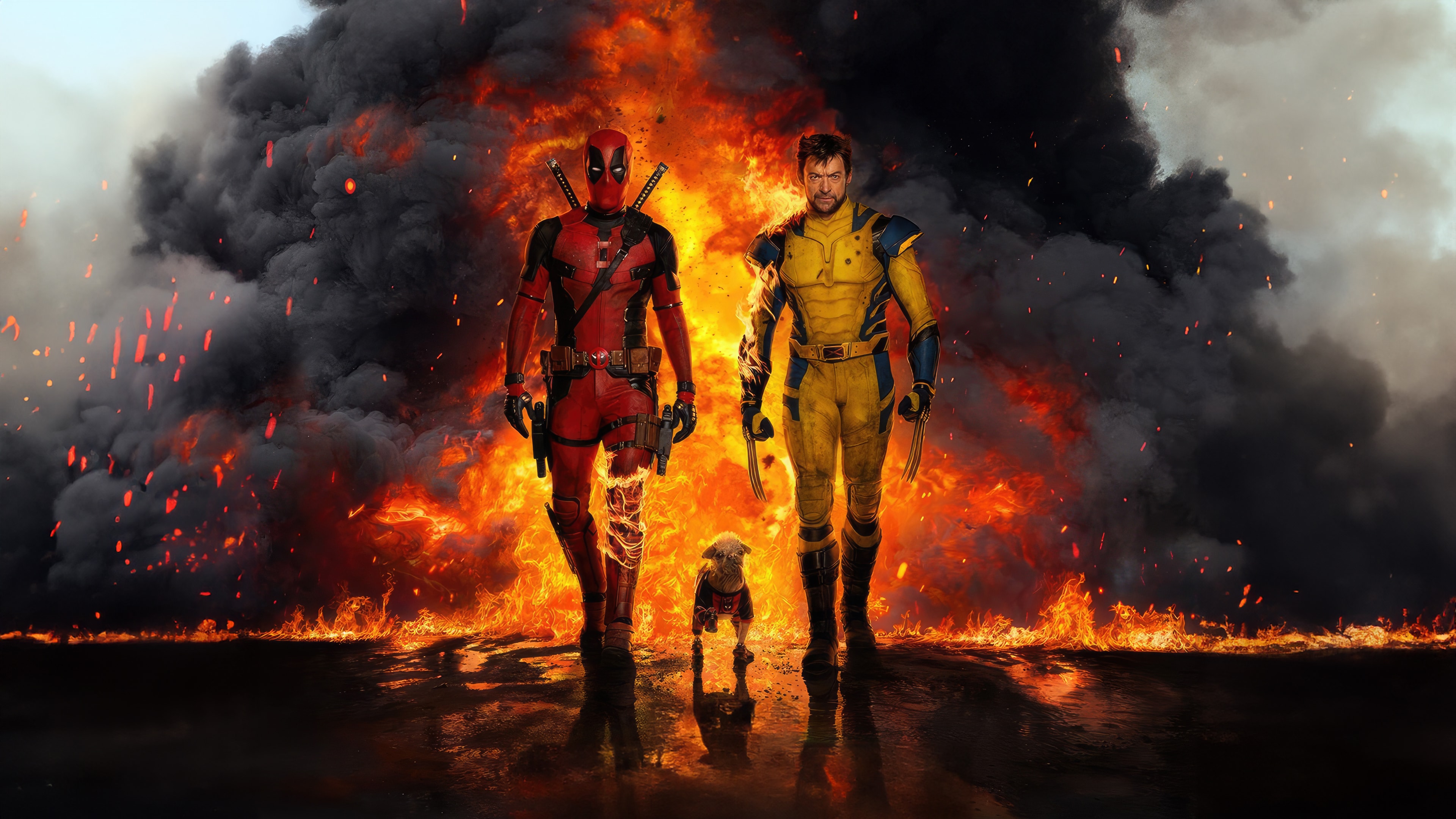 Deadpool and Wolverine Wallpaper 4K for PC Desktop Laptop free Download