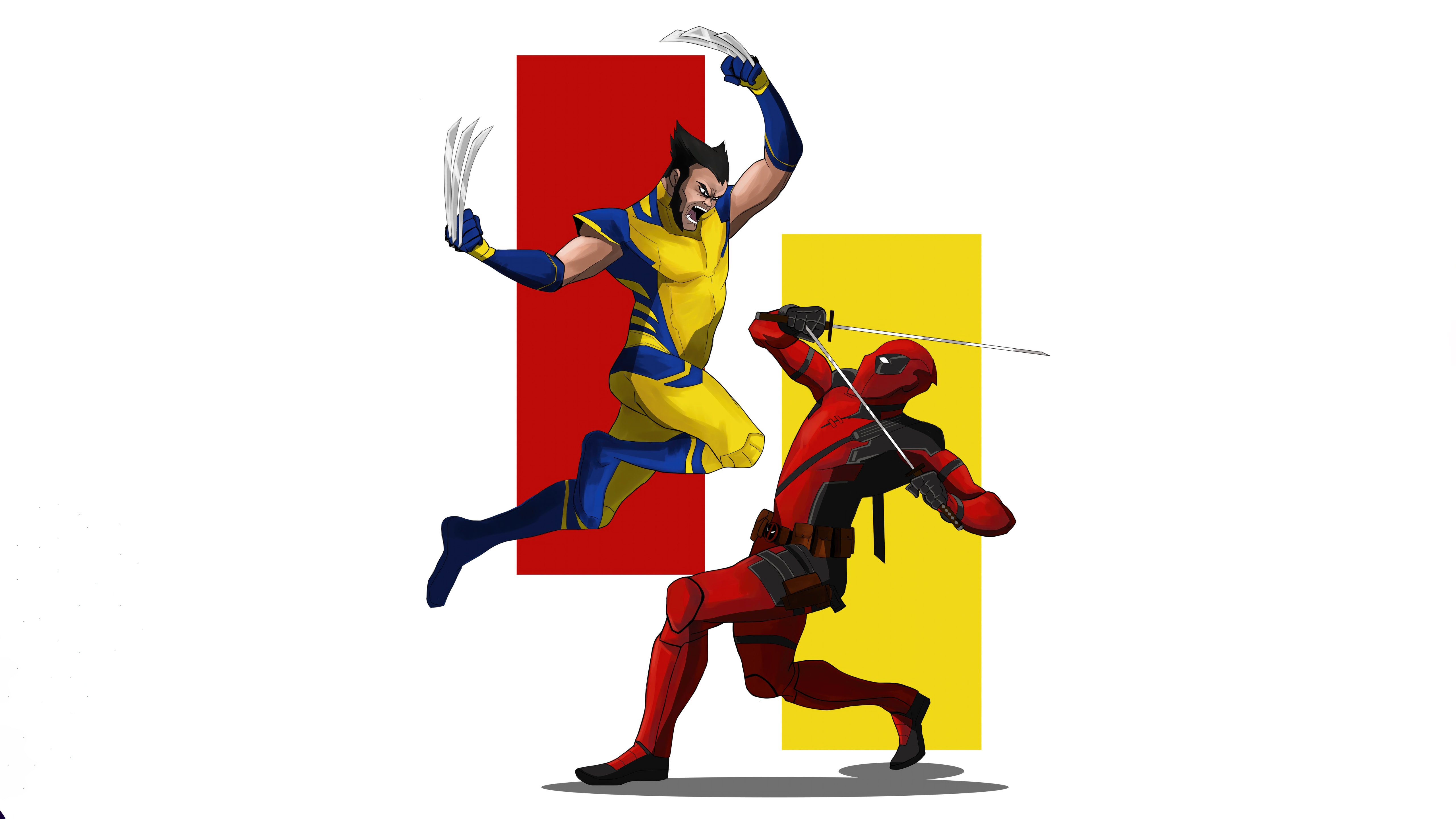 Deadpool and Wolverine Wallpaper 4K for PC Desktop Laptop free Download