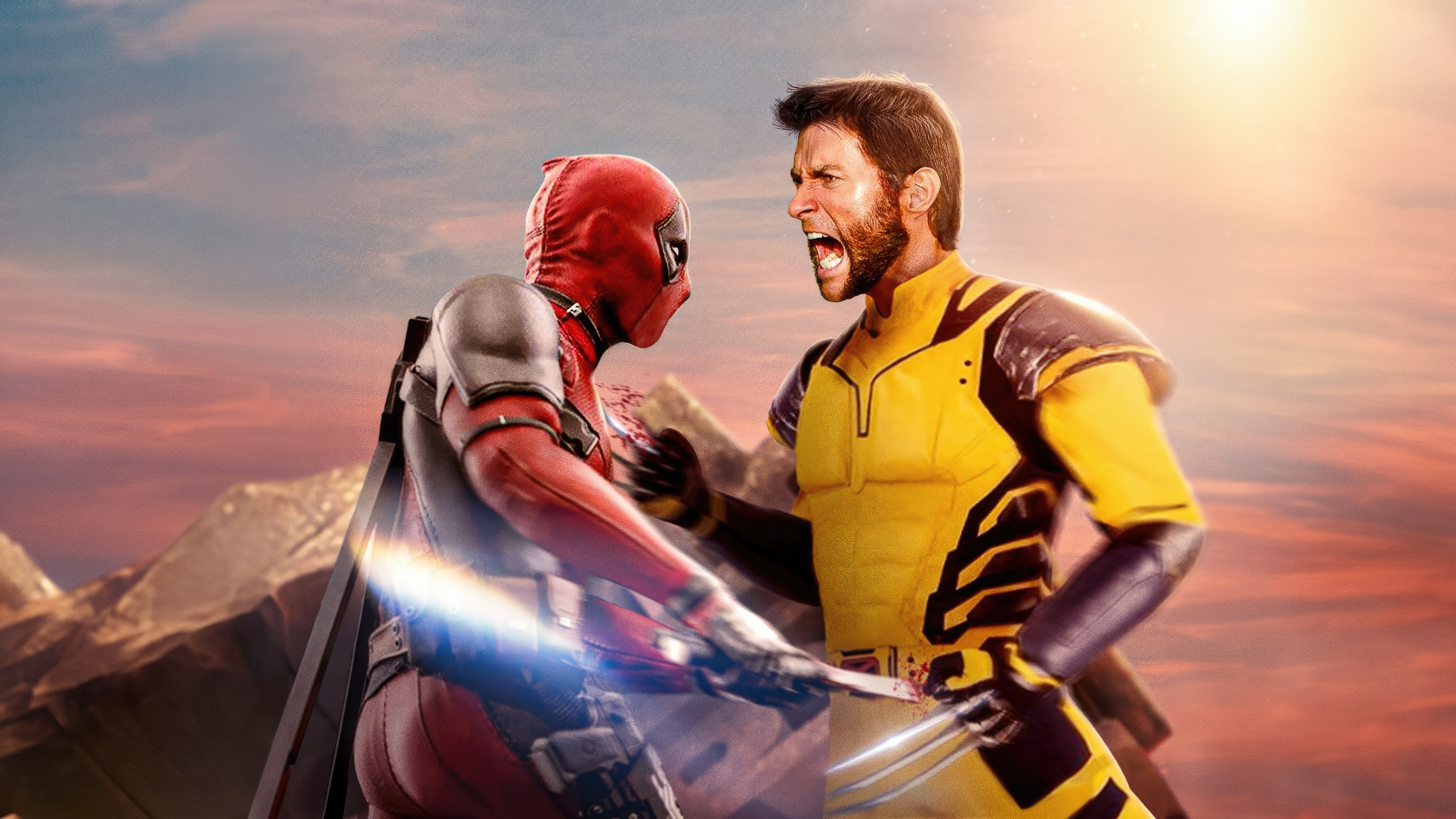 Deadpool and Wolverine Wallpaper 4K for PC Desktop Laptop free Download