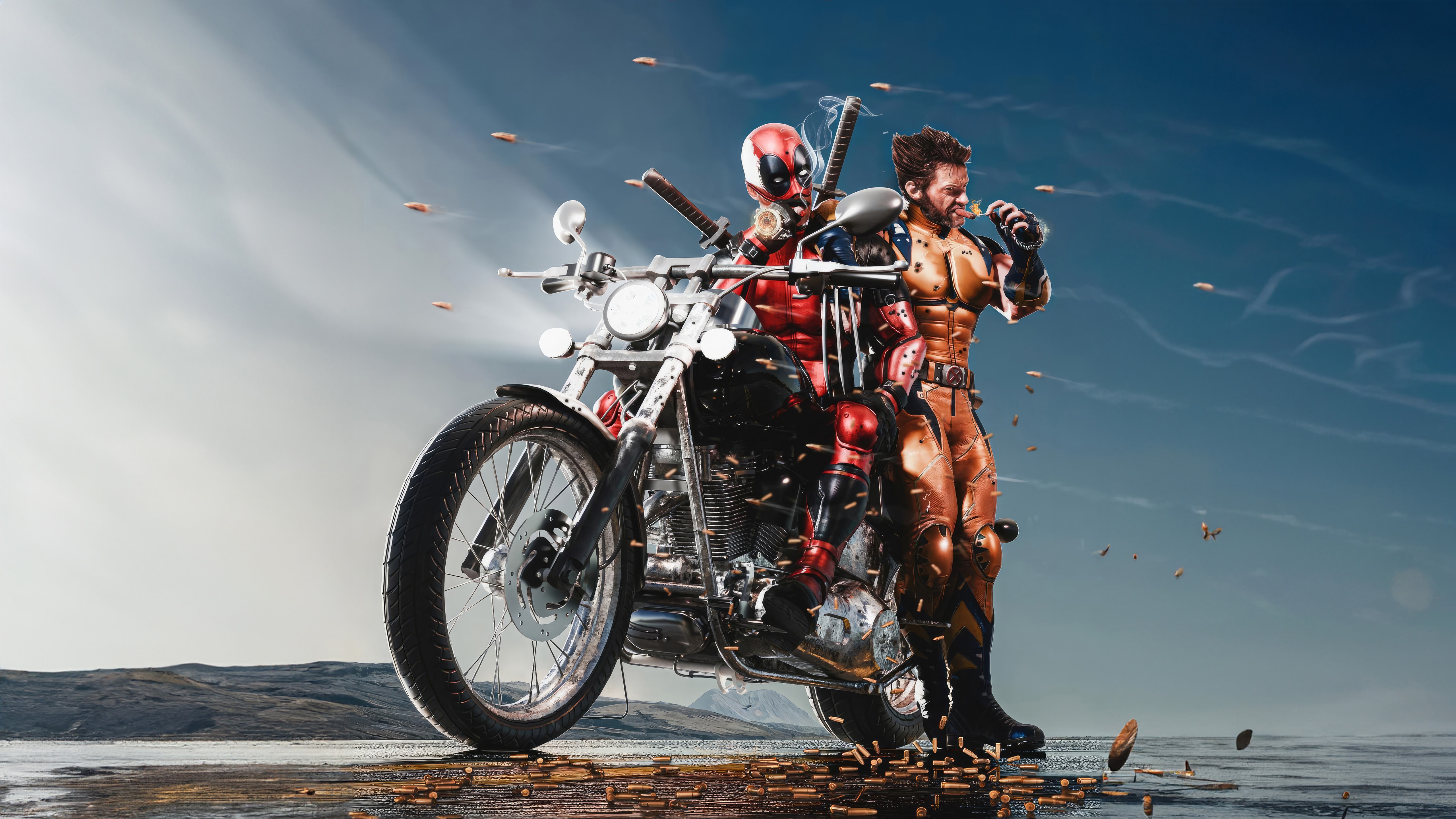 Deadpool and Wolverine Wallpaper 4K for PC Desktop Laptop free Download