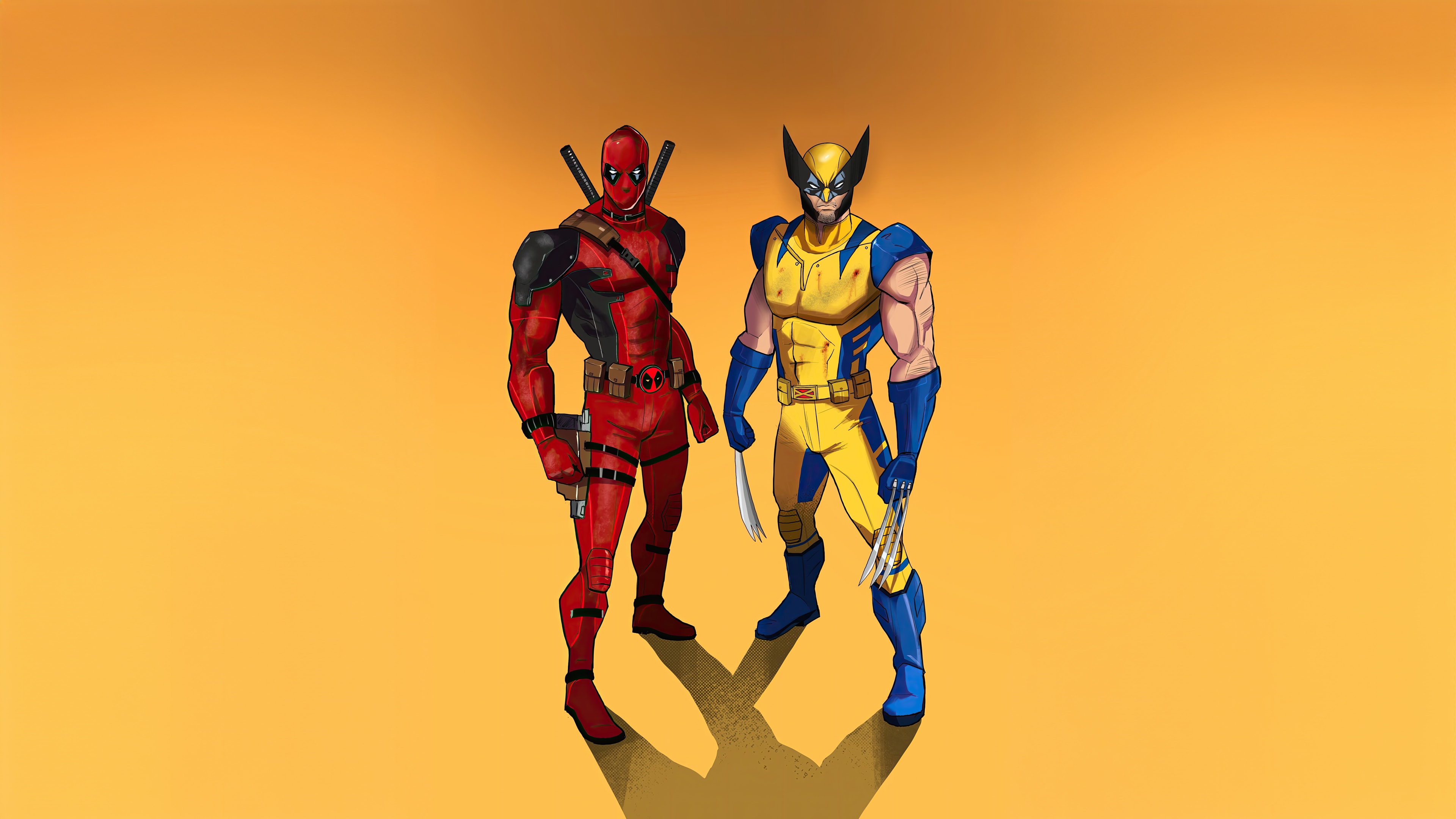 Deadpool and Wolverine Wallpaper 4K for PC Desktop Laptop free Download