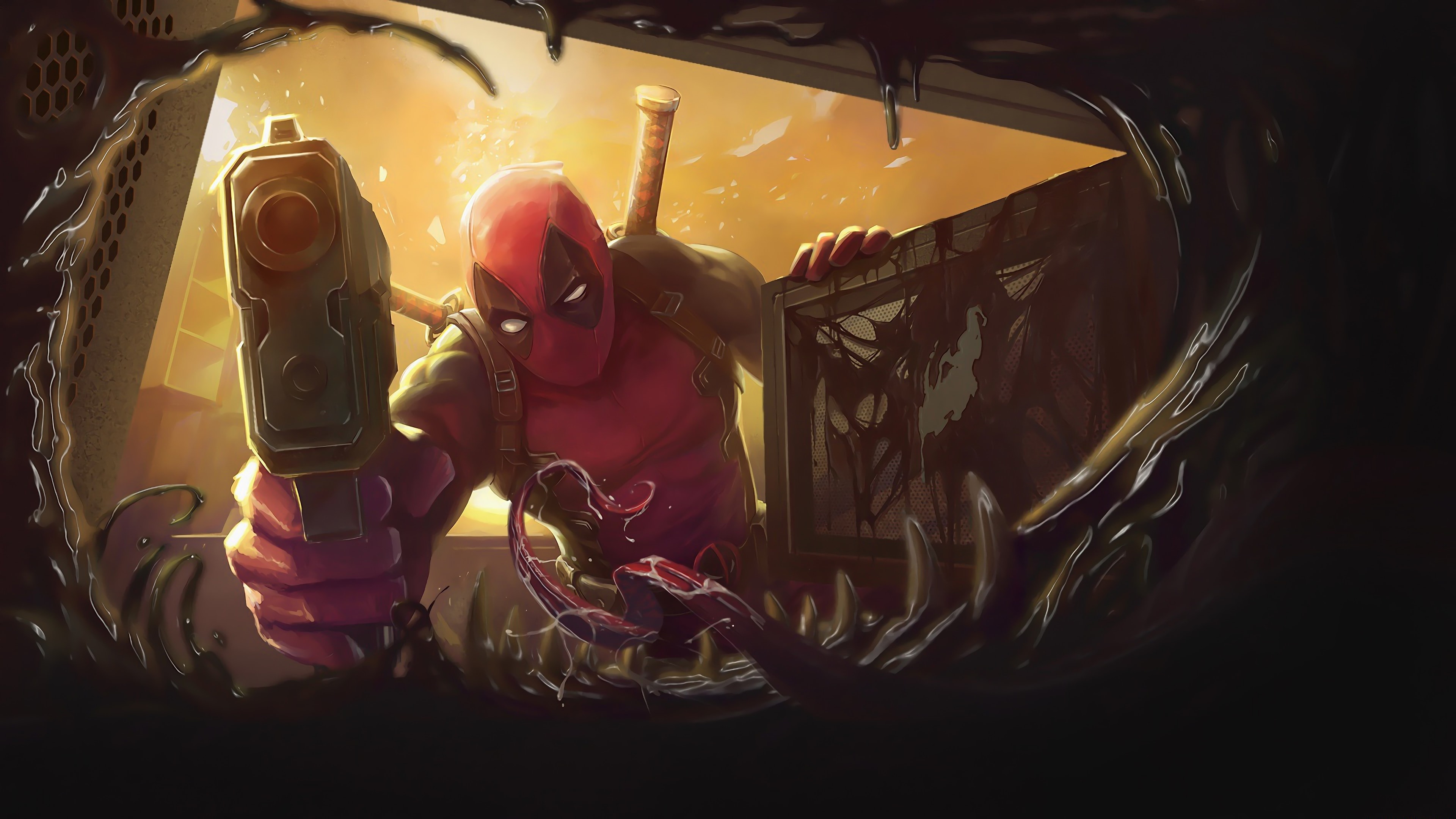 Deadpool and Wolverine Wallpaper 4K for PC Desktop Laptop free Download