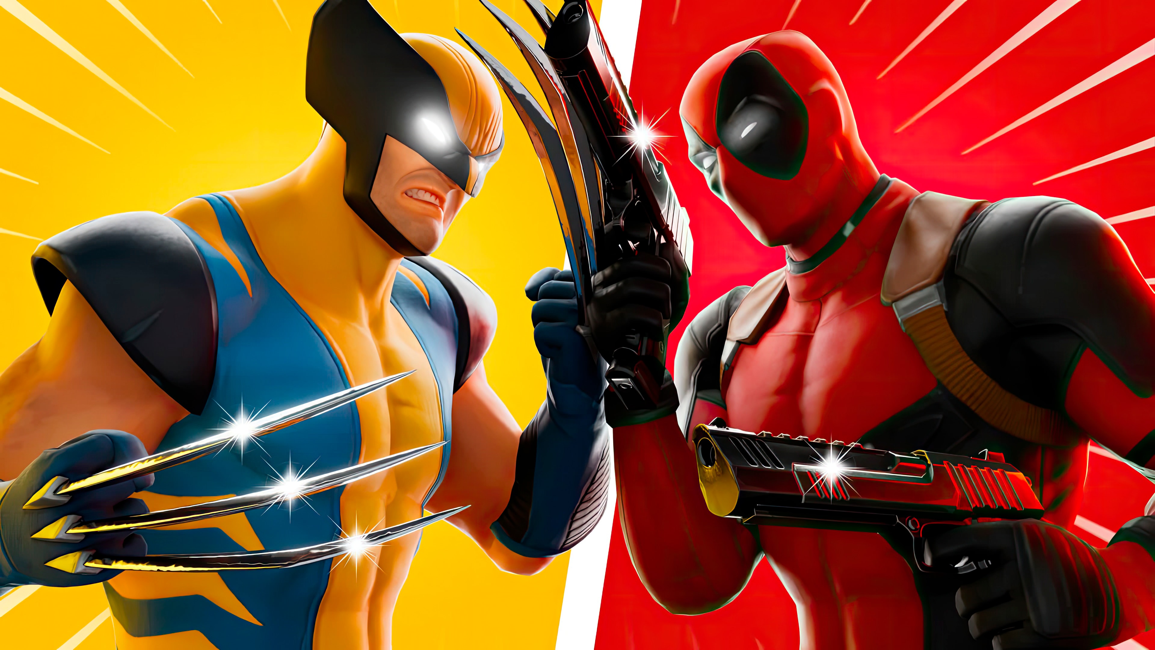 Deadpool vs Wolverine Wallpaper HD 4K for PC Desktop Laptop free Download