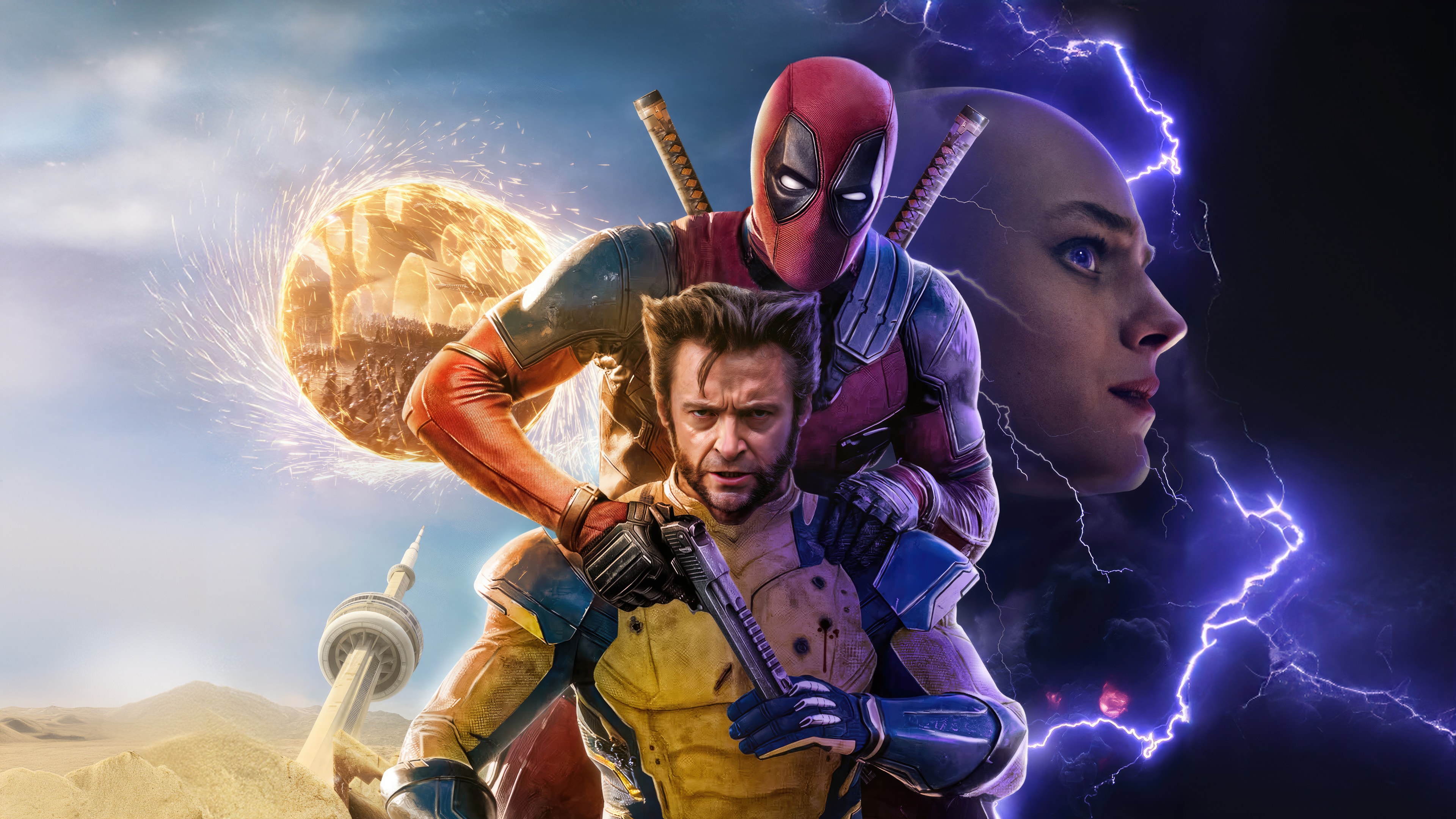 Deadpool vs Wolverine Wallpaper HD 4K for PC Desktop Laptop free Download