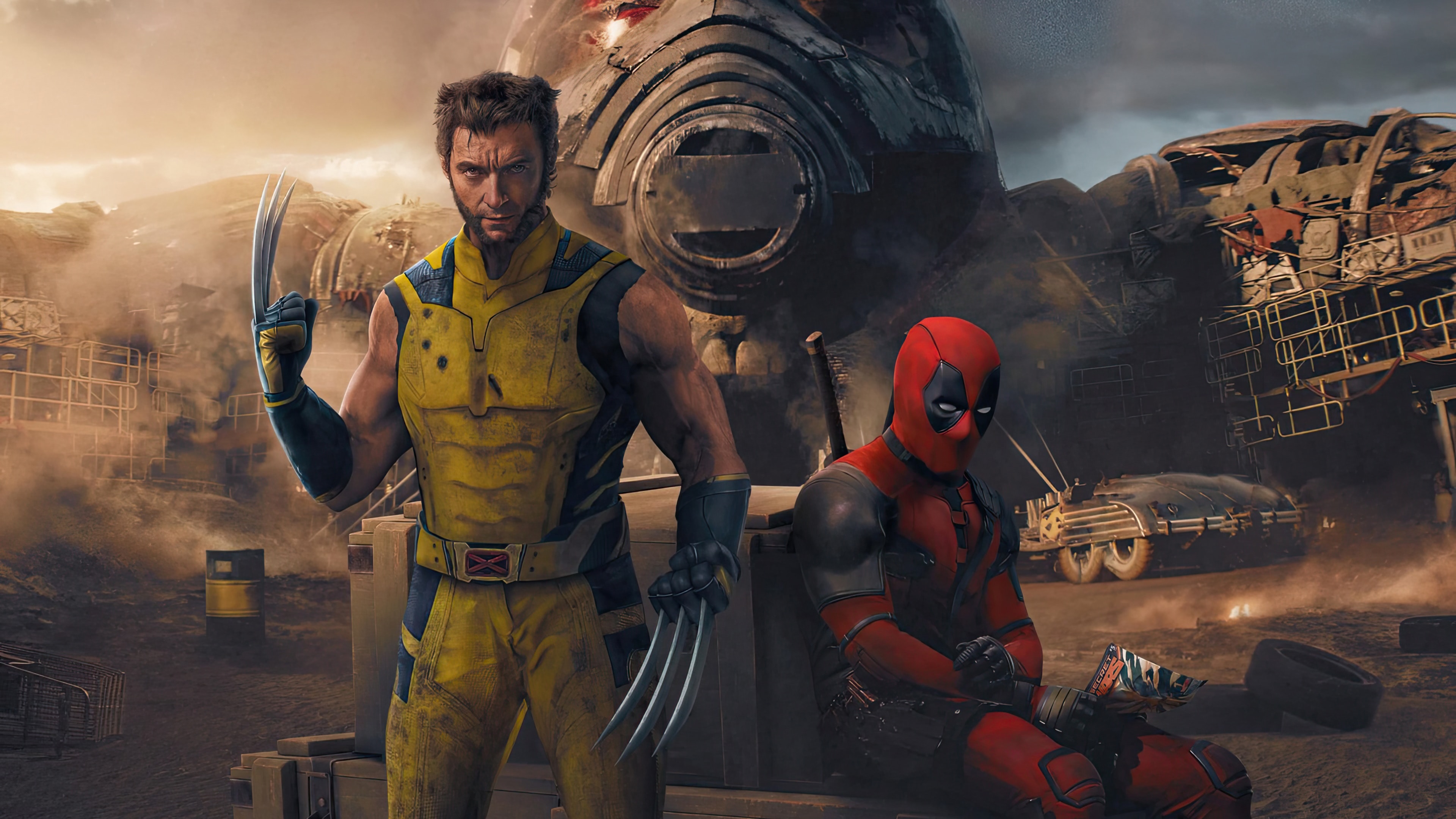 Deadpool vs Wolverine Wallpaper HD 4K for PC Desktop Laptop free Download