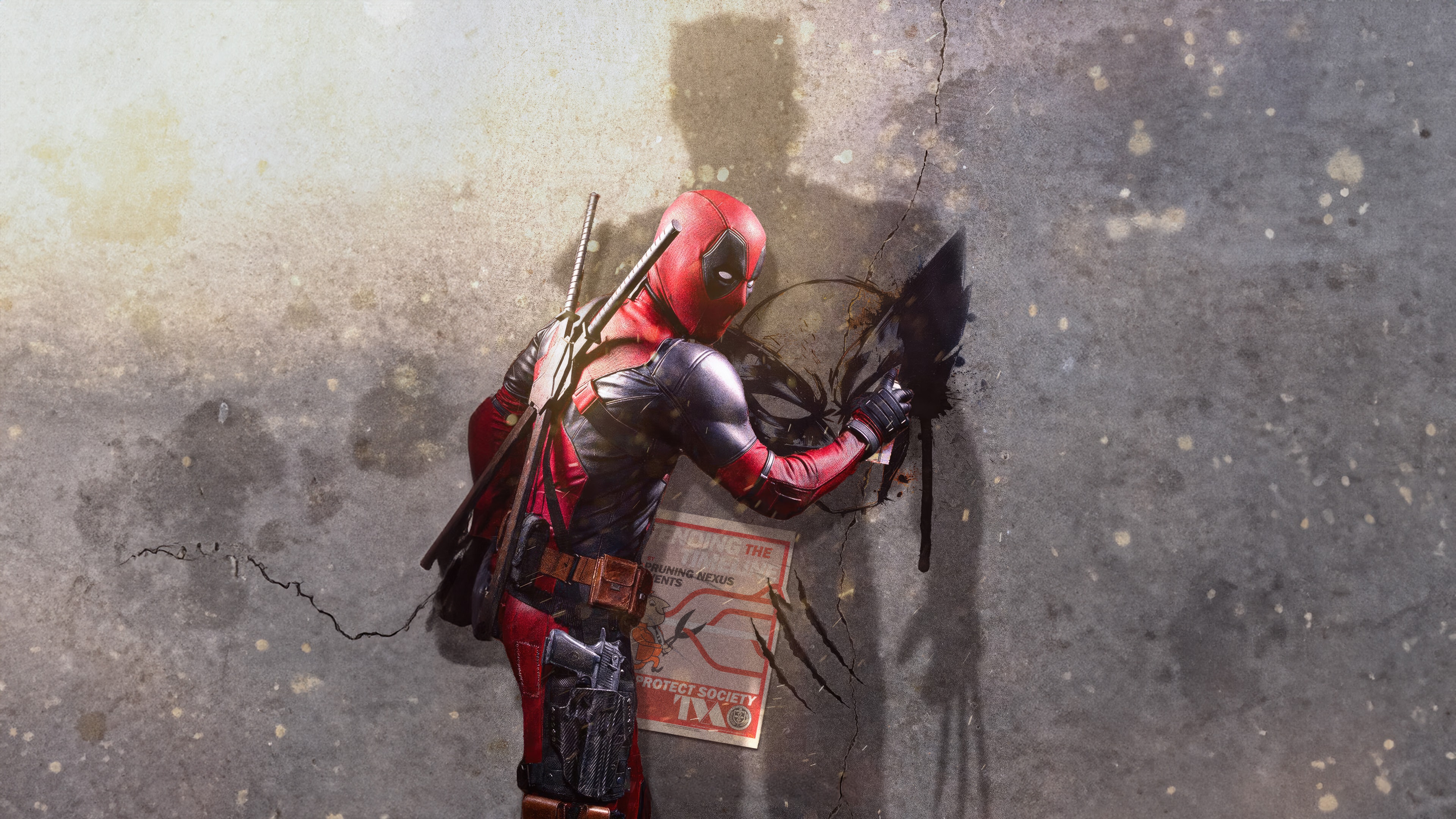 Deadpool vs Wolverine Wallpaper HD 4K for PC Desktop Laptop free Download