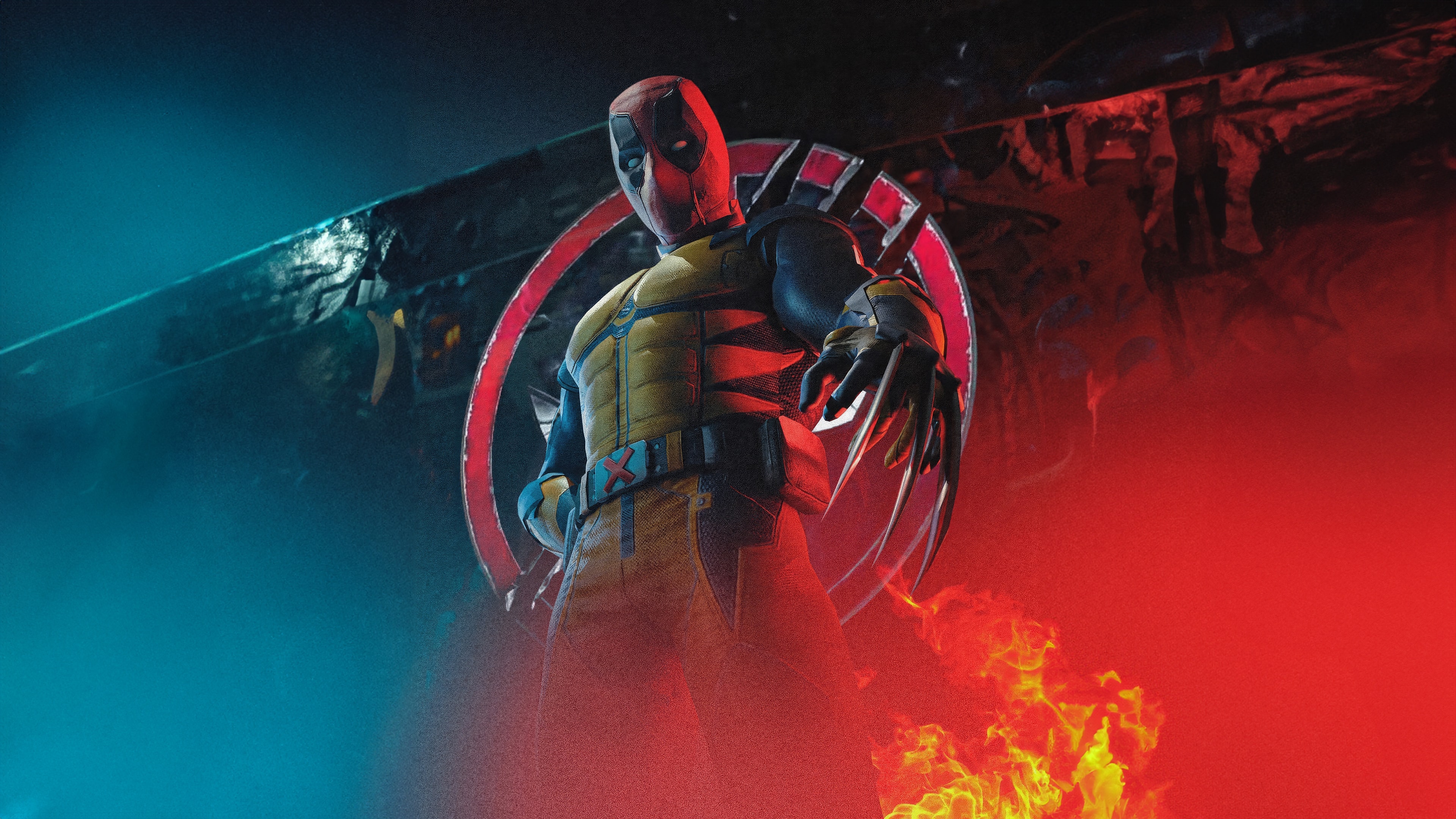 Deadpool vs Wolverine Wallpaper HD 4K for PC Desktop Laptop free Download