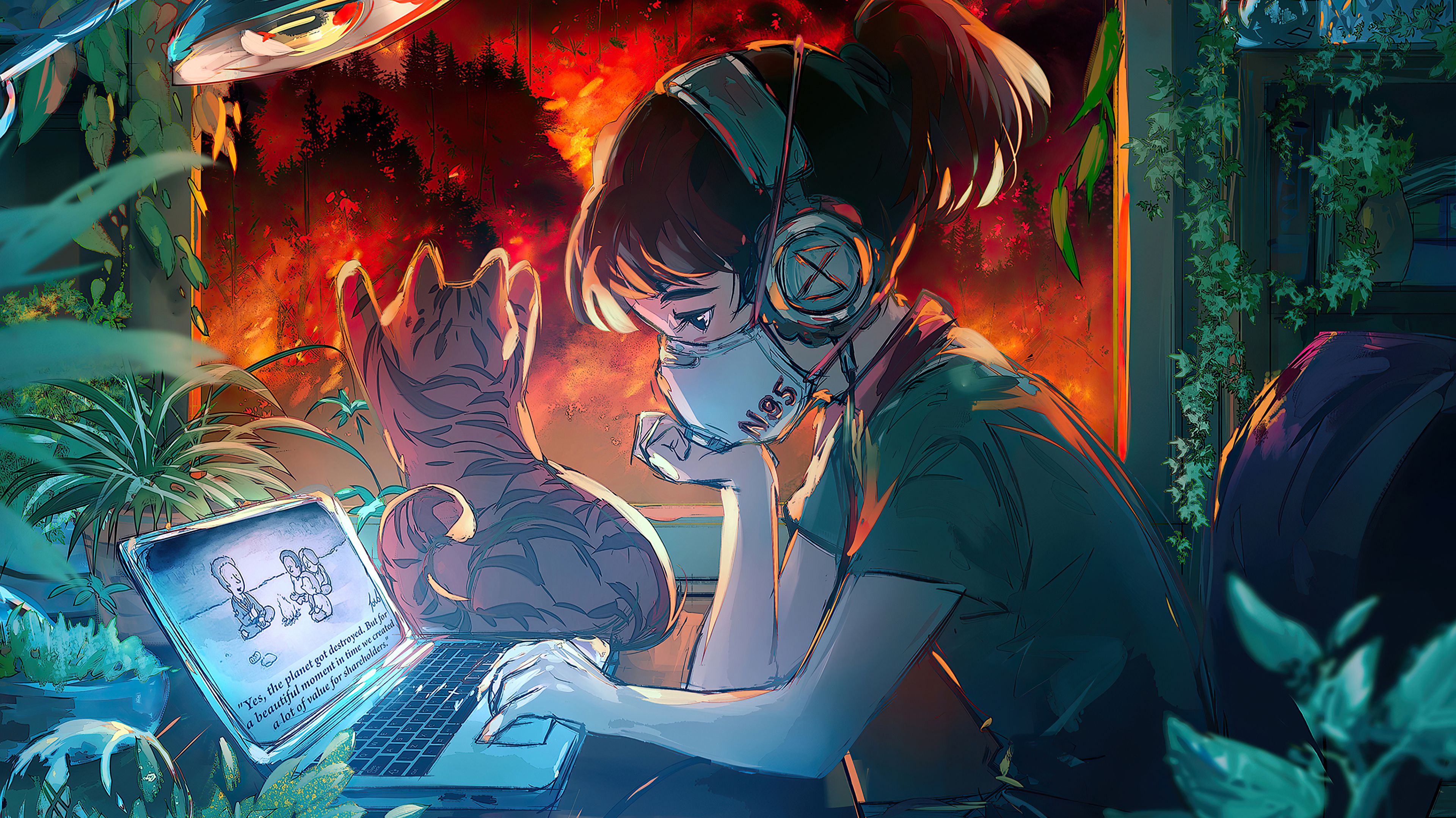 Lofi Girl Around the World Wallpaper Full HD Free Download