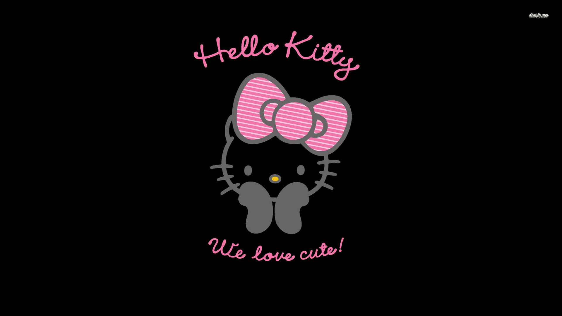 Cute hello kitty wallpaper for computers on Craiyon